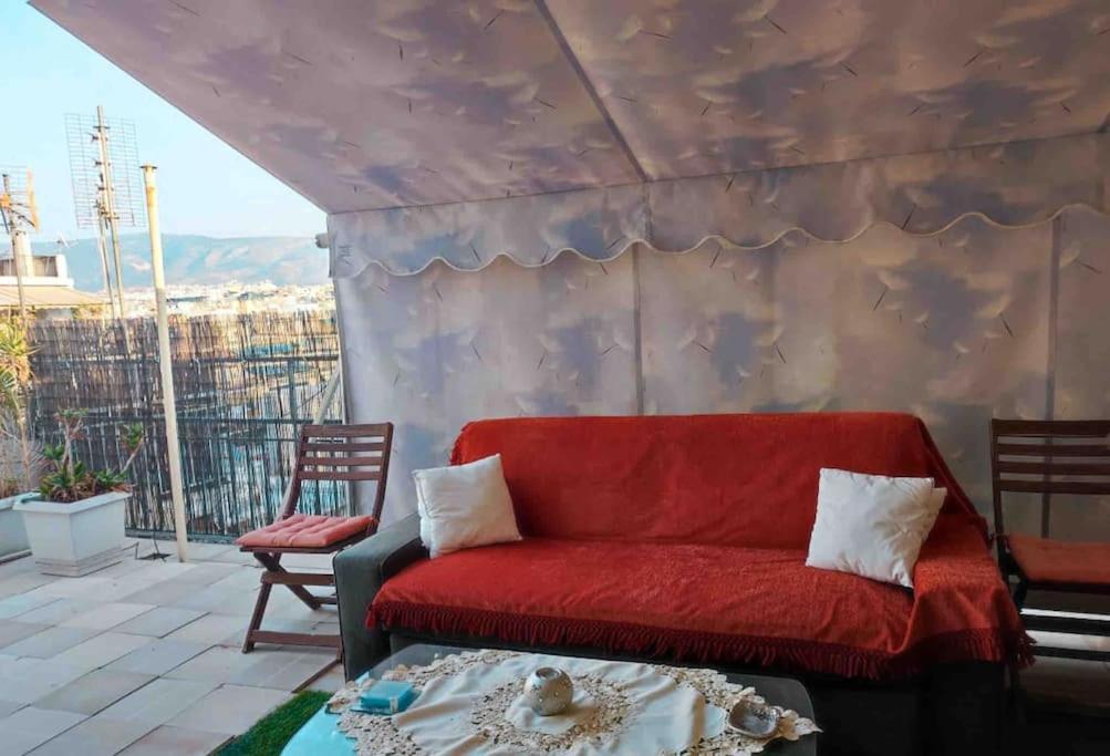 雅典Spacious Private Rooftop Studio, Mountain And Sea View公寓 外观 照片